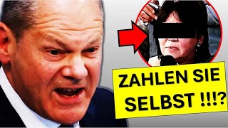 WARUM ZAHLEN SIE NICHT SELBST IN DIE RENTE EIN  BÜRGERIN ENTLARVT SCHOLZ [upl. by Narag]