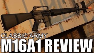 Classic Army M16A1  M15A1 VN Vietnam Airsoft Review [upl. by Jaan155]