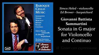 Giovanni Battista Sammartini Sonata in G major for Violoncello and Continuo [upl. by Eelyme]