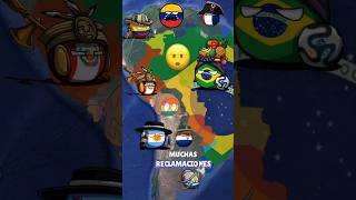 BRASIL Y SUS RECLAMACIONES PERDIDAS countryballs paises mapa historia guerra [upl. by Zischke860]