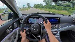 2021 MercedesBenz E450  POV Test Drive Binaural Audio [upl. by Audrey]