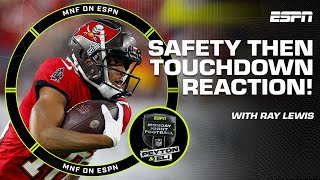 BUCS UP BIG 👏 Peyton amp Eli react to SAFETY FOLLOWED BY EASY TOUCHDOWN  Manningcast [upl. by Lombard]