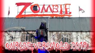 ZOMBIE GEISTERBAHN H O GRASS KIRMES ONRIDE VERSMOLD 2019 [upl. by Ellehcin]