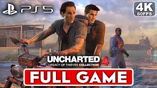 UNCHARTED 4 PS5 REMASTERED Gameplay Walkthrough Part 1 FULL GAME 4K 60FPS  No Commentary [upl. by Enilorac]