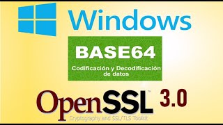 Cifrar y codificar un archivo binario para mandarlo por correo en windows y a traves de openssl 30 [upl. by Acimehs]