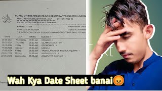 Paper start ho gay 😫 what a Date sheet 😡 [upl. by Wolram]