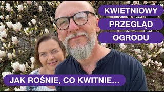 Grządki Drzewa Krzewy  Ogród W Kwietniu [upl. by Eenej]