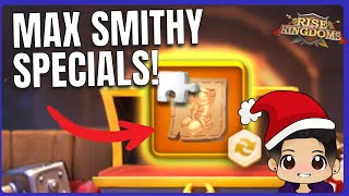 Max Bundle Smithy Specials Christmas Stream in Rise of Kingdoms [upl. by Matejka]