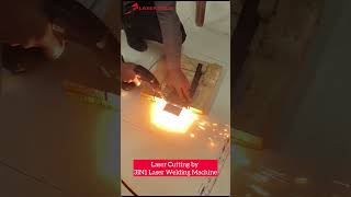 Laser Cutting by 3IN1 Laser Welding Machine lasercutting lasermachine laserwelding [upl. by Ateekan706]