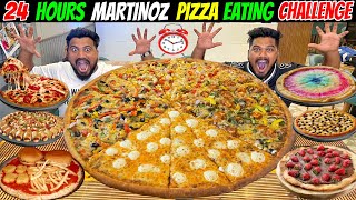 We only ate MARTINOZ PIZZA for 24 HOURS CHALLENGE  24 HOURS PIZZA EATING Challenge Ep643 [upl. by Etterrag]