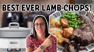 Slow Cooker Lamb Chops plus delicious roast potatoes [upl. by Dulcy125]