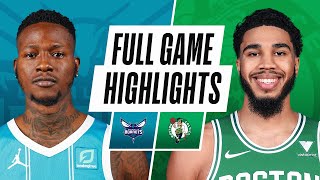 HORNETS at CELTICS  FULL GAME HIGHLIGHTS  April 4 2021 [upl. by Randi]