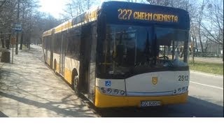 Nowy kolor gdańskich autobusów Wielkie malowanie ponad 200 autobusów rozpoczęte 14042013 [upl. by Ellenahc]