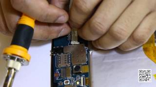 How to replace damaged sim card slot [upl. by Ellene298]