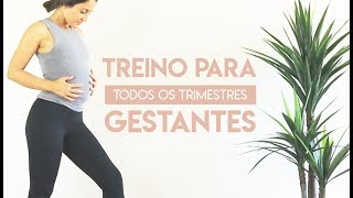 TREINO PARA GESTANTES  Todos os Trimestres [upl. by Kari]