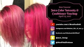 Joico Color Intensity amp Conditioner Touchup  Hair Tutorial [upl. by Hanahs]