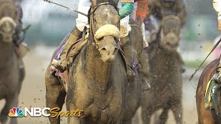 Kentucky Derby 2005 Giacomo gives legendary jockey Mike Smith his first Derby win I NBC Sports [upl. by Adena]