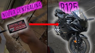 Istallazione CENTRALINA AGGIUNTIVA Digitial IAT NTE  Yamaha r125 2023 [upl. by Limbert]