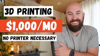 How To Make Money In 3D Printing  NO 3D Printer Necessary [upl. by Alel]