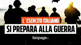 L’esercito italiano si prepara a scenario di guerra la circolare dello Stato Maggiore [upl. by Lerret679]