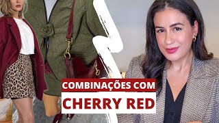 COMO USAR CHERRY RED 🍒 A cor do inverno 2024 [upl. by Jehoash663]