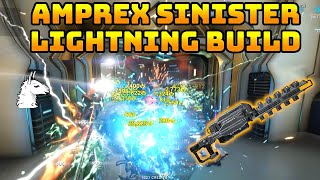 Lets Play Warframe  Amprex Build Sinister Lightning 7 Formas [upl. by Atronna]