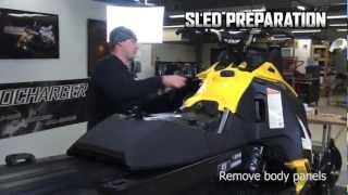 Aerocharger Install  Part 1 SkiDoo ETEC [upl. by Habeh]