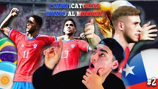 PARTE 2 CLASIFICATORIAS CHILE RUMBO AL MUNDIAL DREAM PATCH 42 PC SELECCION CHILENA qatar2022 [upl. by Suellen]