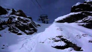 Val dIsere upandover chair lift [upl. by Heffron78]