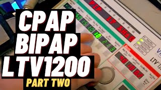 How to set up CPAP and BiPAP Non Invasive Ventilation with LTV 1200 Ventilator Part 2 [upl. by Asilegna]