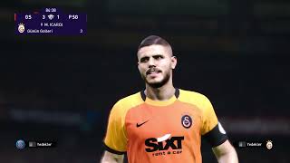 Mauro İcardi Psgyi tek başına darmadağın ediyor🦁viral gaming icardi football keşfet pes2021 [upl. by Madox955]