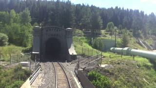 Westbound California Zephyr exits Moffat Tunnel [upl. by Jerold239]