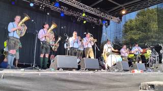 Kapelle Josef Menzl  Brass Wiesn 2015 Pfatterer Marsch [upl. by Eilyab]