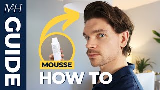 How To Use Hair Mousse Correctly  Hair Product Guide  Ep 5 [upl. by Hahnke]