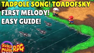 Super Mario RPG Remake  Tadpole Song Easy Guide Toadofsky First Melody Guide [upl. by Ahsika696]