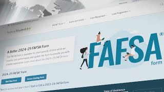 New FAFSA site causing frustration [upl. by Odrahcir]