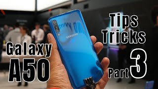 Samsung Galaxy A50 Camera Tips and Tricks 4K Video Bixby Vision Watermark Triple Camera [upl. by Casavant]