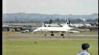 Concorde takeoff and landing Filton 1994 [upl. by Llimaj901]