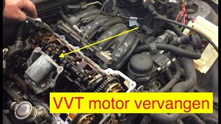 VVT stelmotor vervangen BMW E46 316i 318i REMOVE REPLACE VALVETRONIC  BMW Valvetronic Stellmotor [upl. by Ahsitnauq709]