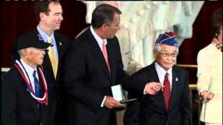 Congressional Gold Medal Ceremony Honors Nisei Veterans [upl. by Kenn628]