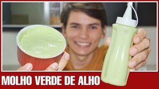 MOLHO VERDE DE ALHO  Receita [upl. by Wolsniw484]