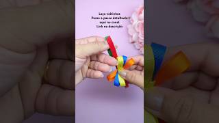 Laço voltinhas  tutorial diy aprender [upl. by Scharf]