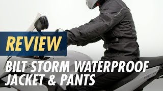 BiLT Storm Waterproof Jacket amp Pants at CycleGearcom [upl. by Naesal934]