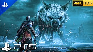 PS5 God of War Ragnarok  Kratos vs Fenrir  Realistic ULTRA Graphics Gameplay 4K 60FPS HDR [upl. by Stoddart]