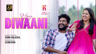 HEY DIWAANI  Offical Video Song  Sharick  Vidhya  Niranj Suresh  Vishnu Maliackal  Homtee [upl. by Crisey]