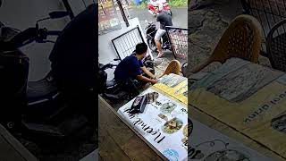 Detikdetik Maling Gondol Motor Nmax Terpakir di Halaman Rumah [upl. by Eniamahs]