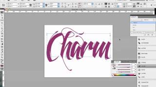 3D Typography Effect in InDesign [upl. by Adlog769]