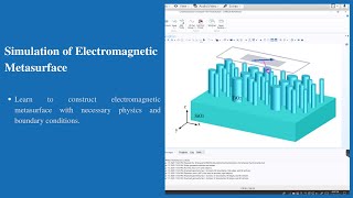 Simulation of Metasurface Unitcell  COMSOL Multiphysics [upl. by Enilrahc79]