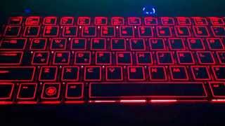 Alienware laptop keyboard color change [upl. by Glen]