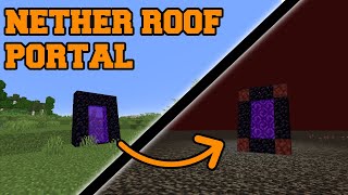 How To Link Your Nether Portal To the Roof [upl. by Ycnay436]